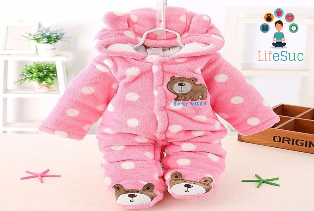 thesparkshop.in:product/bear design long sleeve baby jumpsuit